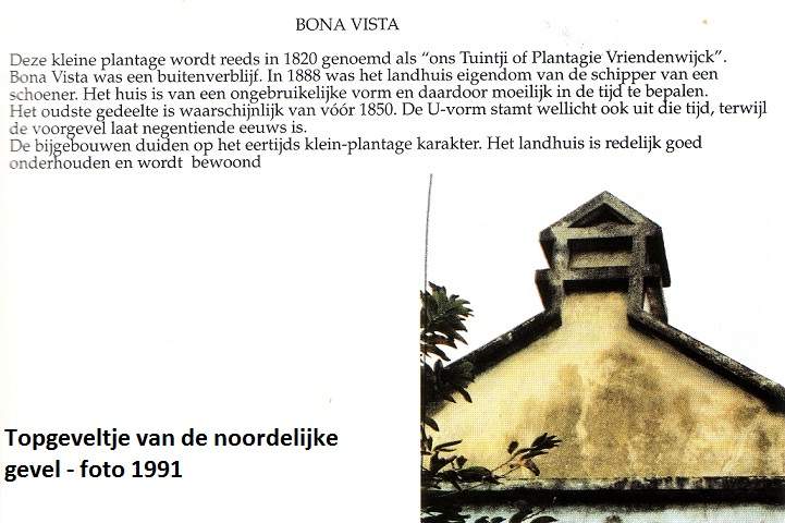 21. Bona Vista topgeveltje van de noordelijke gevel 1991